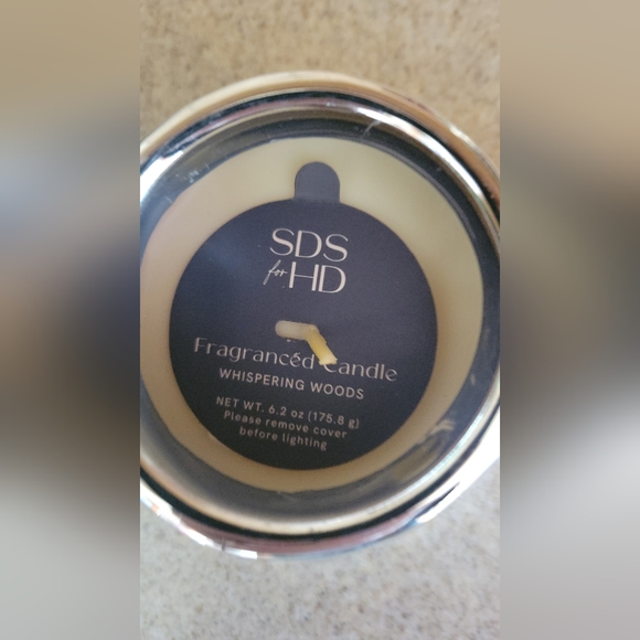 New sds for HD fragrance Candle whispering Woods silver tree Mercury Glass Chris - Picture 6 of 6